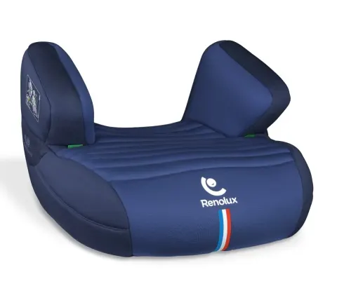 Renolux Podstawka Booster JET2 Cappucino Softness - Siedzisko do Samochodu / Niebieska