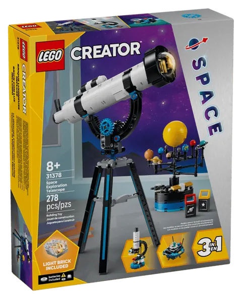 LEGO Creator 31378 Teleskop do odkrywania kosmosu 3w1