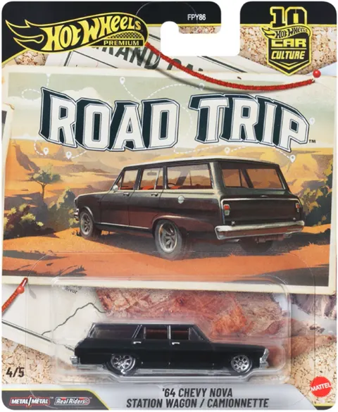 Hot Wheels FPY86 JKF39 '64 Chevy Nova Station Wagon
