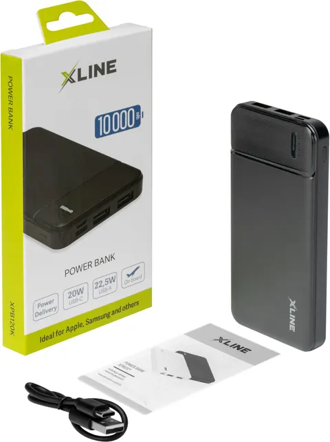 Powerbank XLINE 10000 mAh 22.5W Czarny