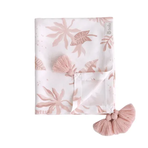 Bolo Otulacz bambusowy 110×130 – coral dream