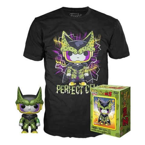 Funko Pop Tees: Dragon Ball Z - Cell 13 (Uszkodzone opakowanie) + koszulka M