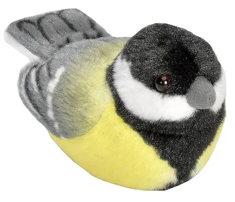 Ptak Sikorka Bogatka maskotka z dźwiękiem RSPB Wild Republic 3+