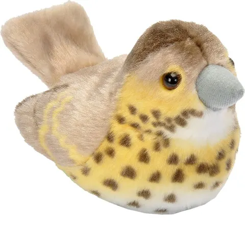 Ptak Drozd maskotka z dźwiękiem RSPB Wild Republic 3+