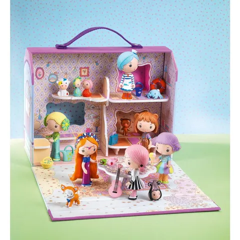 Djeco domek walizka dla dziewczynki Tinyly Bluchka & Indie