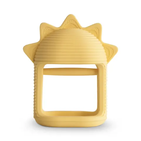 Silikonowy gryzak sensoryczny No-Drop Sunshine, Mushie