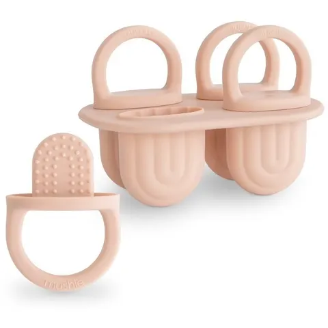 Mushie silikonowe Foremki do lodów Blush