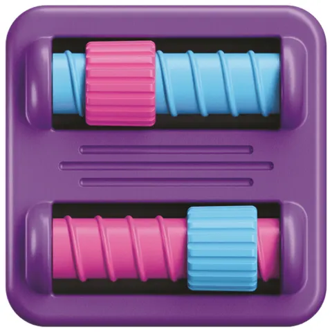 FAT BRAIN TOYS PlayTab Sensoryczny Kwadrat. Nakrętki