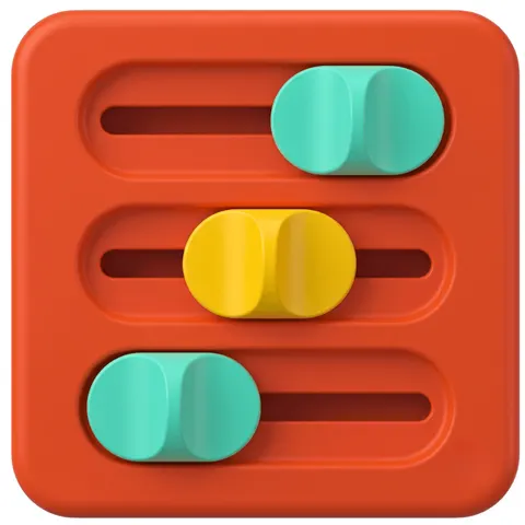FAT BRAIN TOYS PlayTab Sensoryczny Kwadrat. Suwaki