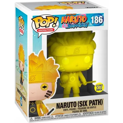 Naruto Six Path Yellow 186 GITD Naruto Funko POP! Vinyl
