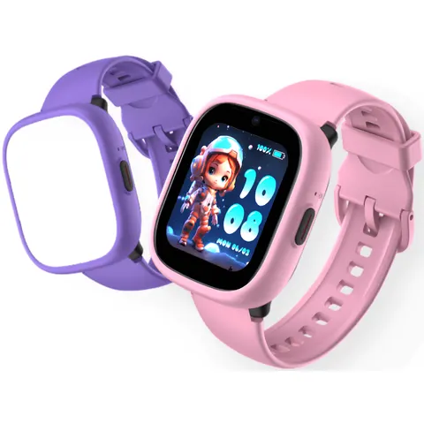 Kiddoboo WatchMe smartwatch dla dzieci GPS karta SIM telefon Pink/Purple