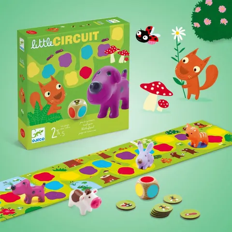 Gra planszowa Wyścig Little Circuit 2+, Djeco