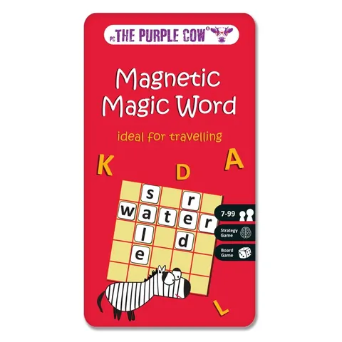 Podróżna gra Logiczna The Purple Cow - Magiczne Słow 7 lat+