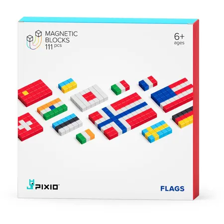 PIXIO Klocki Pixio Flags | Story Series