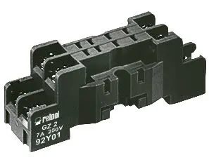 Gniazdo wtykowe, do przekaźnika R2M, szerokość 20 mm, GZ2; 2000553, RELPOL
