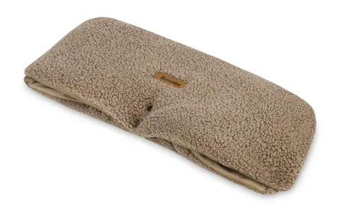 Sensillo MUFKA DO WÓZKA , OCIEPLACZ NA DŁONIE BOUCLE DARK BEIGE