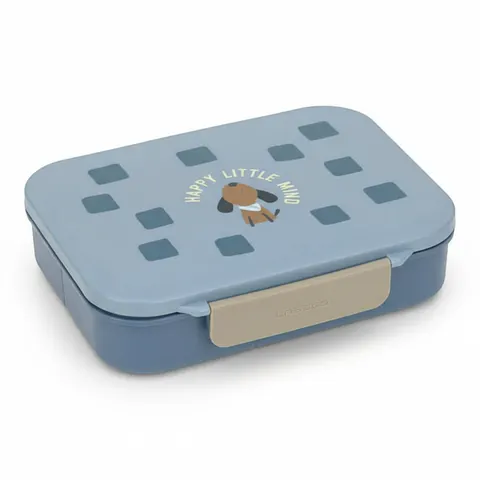 Lassig Lunchbox Bento z przegródkami Pattern Party Blue/Green