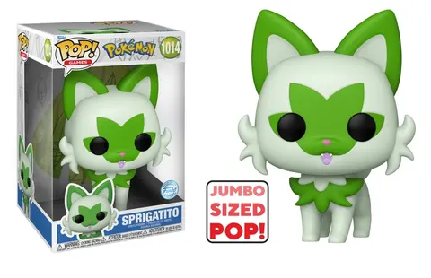 Sprigatito 1014 Pokemon Funko POP! Vinyl JUMBO 10' cali