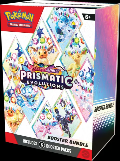Pokémon TCG: Scarlet & Violet - Prismatic Evolutions - Bundle : 6 x Booster