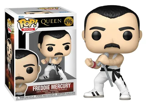 Freddie Mercury (White Singlet) 496 Queen Rocks Funko POP!