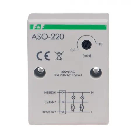 Automat schodowy z przyłączem kablowym 230V