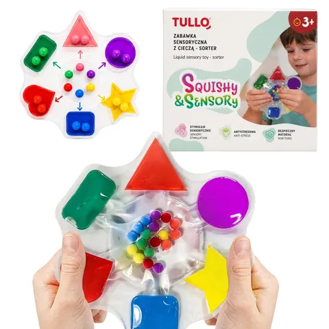 Tullo Zabawka Sensoryczna Gniotek sensoryczny squishy sorter