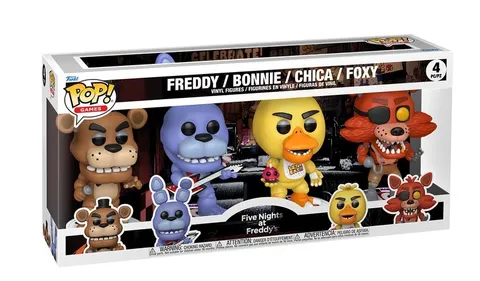 Freddy Bonnie Chica Foxy 4 pack Five Nights at Freddy's Funko POP! Vinyl