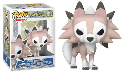 Lycanroc (Midday Form) 1210 Pokemon Games Funko POP! Vinyl