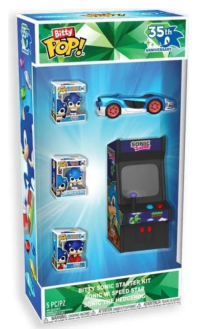 Zestaw Funko Bitty POP! Sonic the Hedgehog: Starter Kit (Speed Star & Arcade)