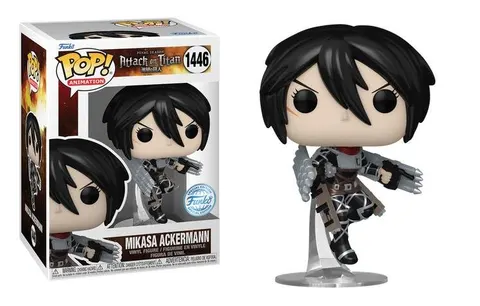 Mikasa Ackermann Metallic 1446 (Uszkodzone opakowanie) Attack on Titan Funko POP! Vinyl