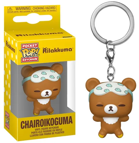 Brelok Funko Pocket POP! Keychain: Rilakkuma – Chairoikoguma