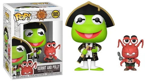 Kermit and Polly 1805 Muppet Treasure Island 30th Anniversary Funko POP! Vinyl