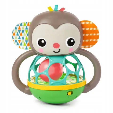 OBALL Zabawka multisensoryczna Grab&Giggle Monkey Multi-Sensory Toy małpka