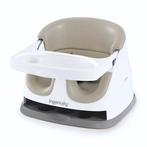 INGENUITY Krzesełko do karmienia 2w1 Baby Base Cashmere 6m + do 15 kg