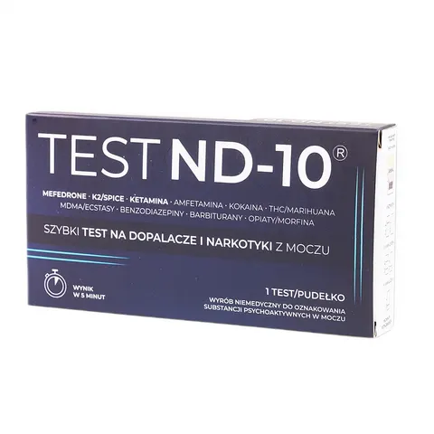 Farmabol Test ND-10 na dopalacze i narkotyki z moczu
