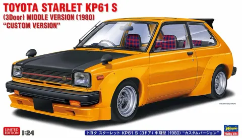 Toyota Starlet KP61 S 1:24 Hasegawa 20819