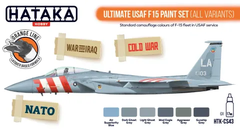 Zestaw farb Ultimate USAF F-15 6x17ml Hataka CS43