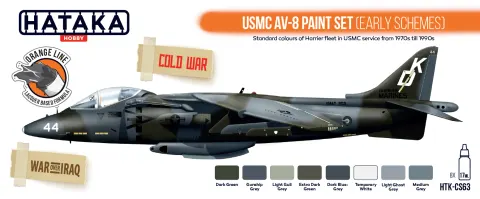 Zestaw farb USMC AV-8 (wczesne schematy) 8x17ml Hataka CS63
