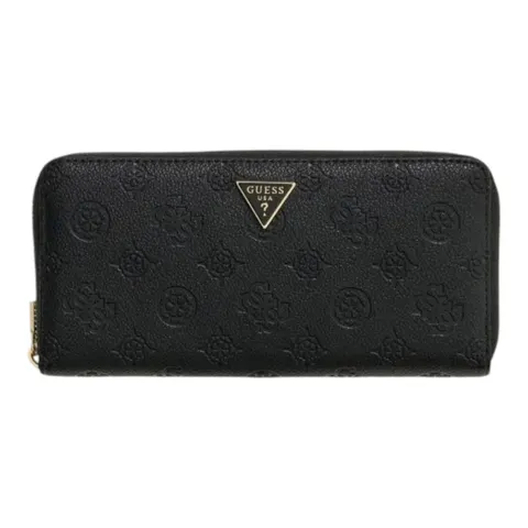 GUESS PORTFEL DAMSKI BLAKE SLG LARGE ZIP AROUND CZARNY SWPD2222146 BLO