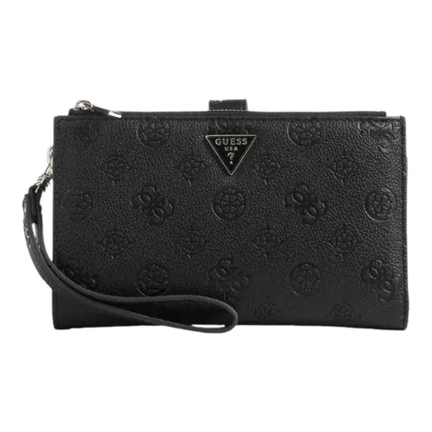 GUESS PORTFEL DAMSKI BLAKE SLG DOUBLE ZIP ORGANIZER CZARNY SWPD2222157 BLO