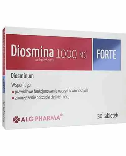 Alg Pharma Diosmina 1000 mg Forte 30 tabletek