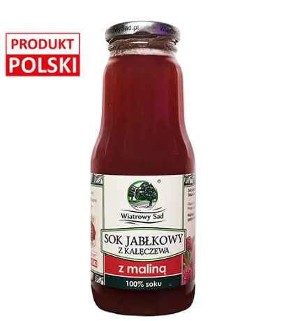 Sok jabłkowy z maliną 300ml