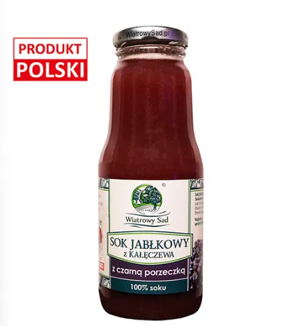 Sok jabłkowy z czarną porzeczką 300ml