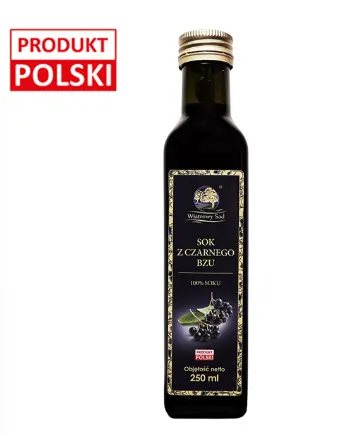 Sok z owocu czarnego bzu 250 ml