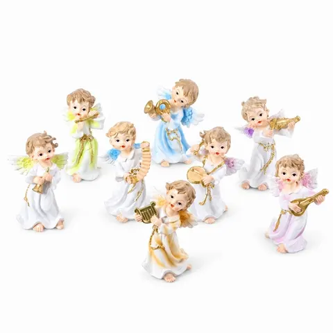 FIGURKA ANIOŁEK Z INSTRUMENTEM WYS. 8CM