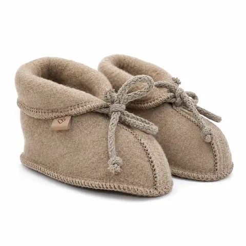 Zaffiro Buciki dziecięce wełniane Sierra M 6-12M Brown