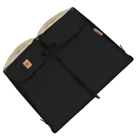 Mufka do wózka Nordico - black / Zaffiro