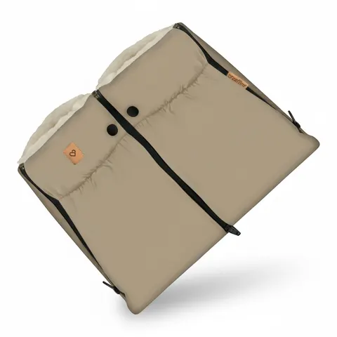 Mufka do wózka Nordico - beige / Zaffiro