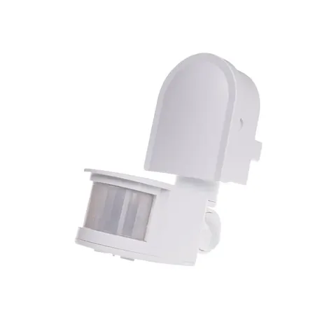Czujnik ruchu IP44 DR-05 W, 230VAC, 1200W, 180 stopni, biały