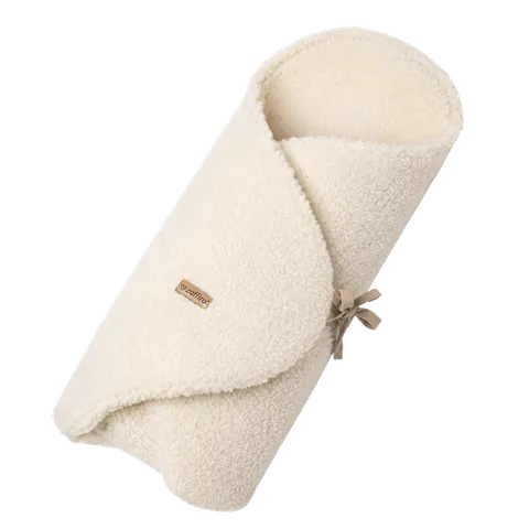 Zaffiro Otulacz Niemowlęcy Wełniany Rożek Becik Double Bevada 0-12M Beige